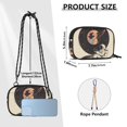 thumbnail image 4 of FORMRS Mini Crossbody Bag for Women Adjustable Shoulder Rope Travel Casual Phone Purse, Space Record, 4 of 7