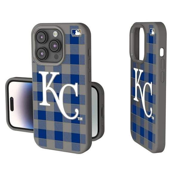 Keyscaper Kansas City Royals Plaid Soft Touch iPhone Case
