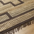 thumbnail image 4 of Hauteloom Licha Jute Living Room, Bedroom Area Rug - Traditional, Transitional - Burnt Sienna, Chestnut, Charcoal - 5' x 7'6", 4 of 5