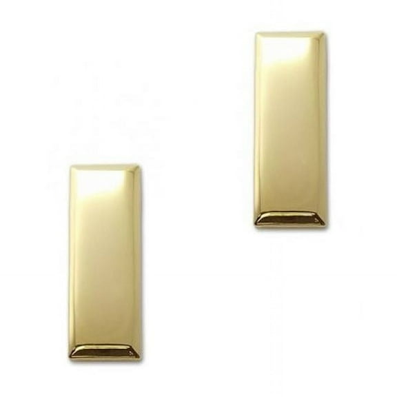 STA-BRITE U.S. Army/Air Force 2nd Lieutenant Rank Button Pin, Gold