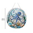thumbnail image 7 of Ocean Animal Diamond Painting Kit,Beach Diamond Art, DIY Diamond Art Hanging Ornament Kit,Home Decor & Wall Decor,10in Acrylic Summer Coastal Window Suncatcher Craft Kit-D, 7 of 7