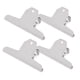 thumbnail image 1 of 4 Unids Clip de Carpetas Pinza de Bisagra de Bulldog de Acero Inoxidable Abrazadera para Archivos, Imágenes, Inicio de Cocina, Artículos de Oficina 12cm Baoblaze Clip de abrazadera para clips Bulldog, 1 of 7