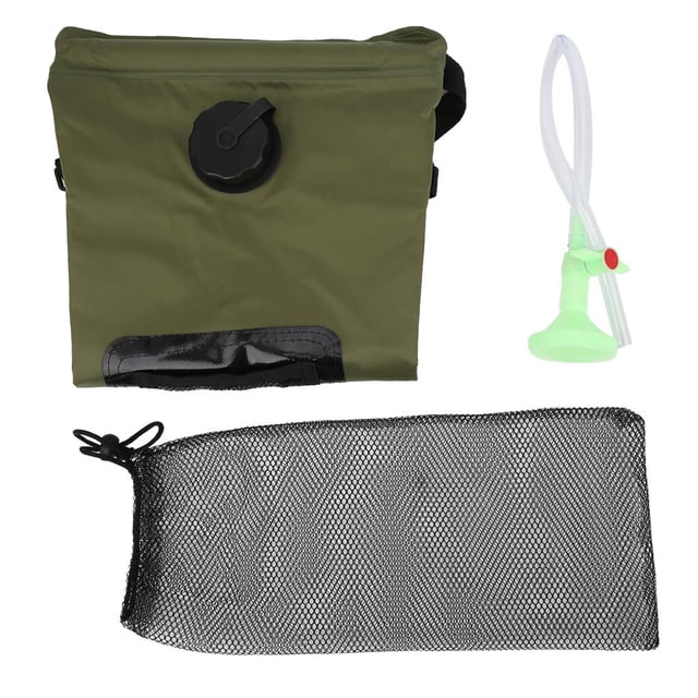 Naiovety Bolsa de baño de ducha con calefacción solar al aire libre Bolsas portátiles de almacenamiento de agua para acampar y caminar para ducha Almacenamiento y organización del hogar Naiovety HA013770-00