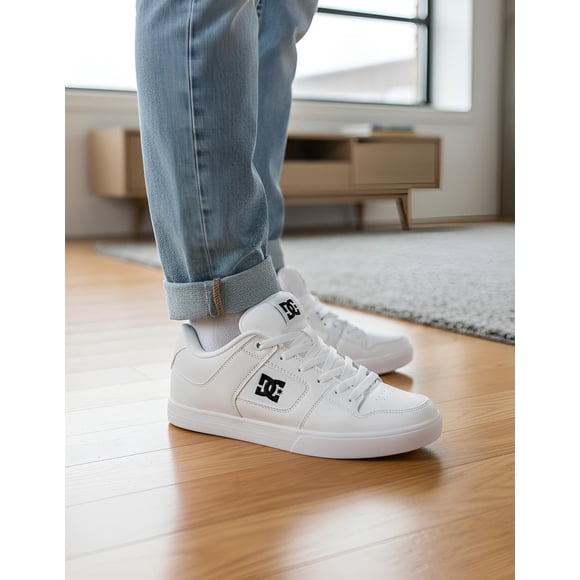 Tenis Dc Shoes Hombre Caballero Casual Skate Blanco Pure blanco 8,5 MX