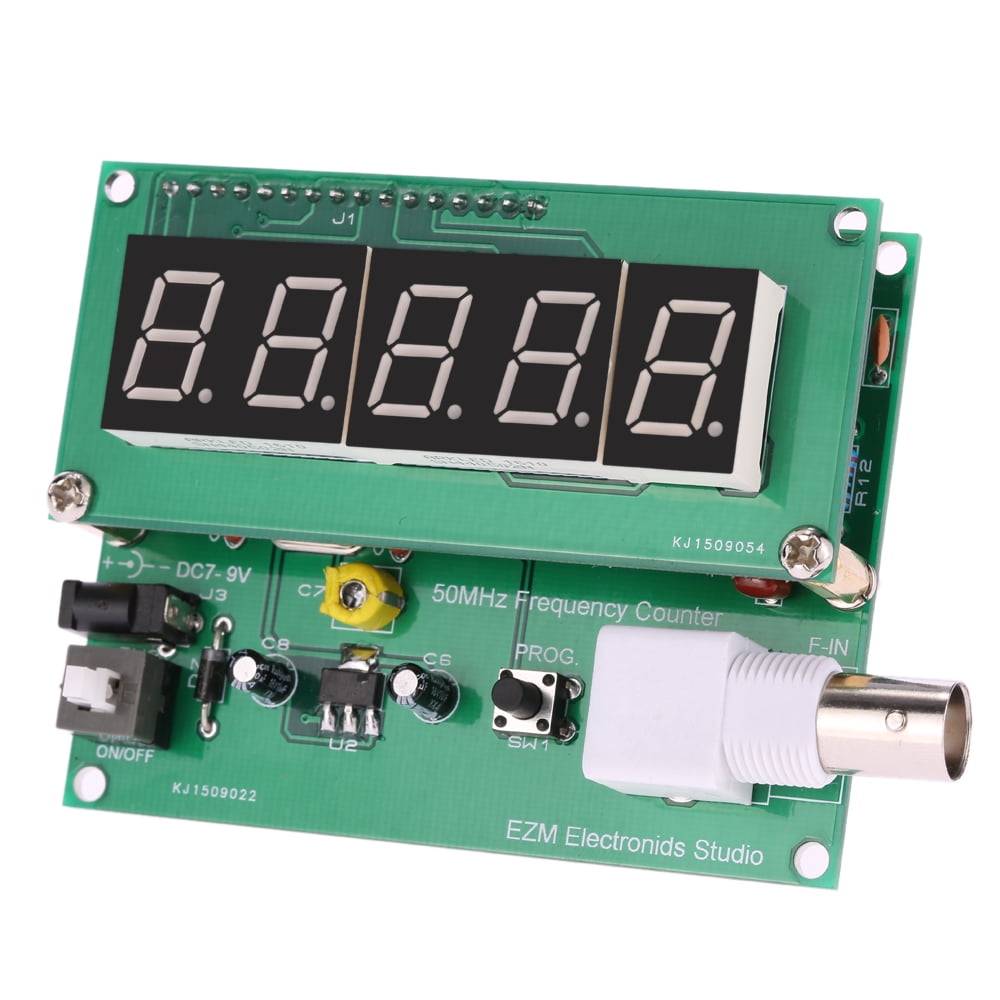 1Hz-50MHz Digital LED Frequency Meter Counter Measure Tester Module 7V-9V H7G8 