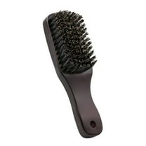 Baluue Men's Premium Synthetic Beard Brush for Daily Cleansing and Styling Dark Brown 1pc
