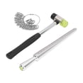 thumbnail image 3 of Ring Sizing Stick,  Edges Ring Sizer Measuring Tool Soft Tip Hammer Quickly Calculate Aluminum Alloy Mandrel Protective 4 Sizes  For Jewelry, 3 of 8