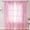 Pink, variant on Sheer Curtains Willow Branch Glue Flower 78" Long 2 Panels Set - Girls Bedroom, Living Room, Nursery & Kids Room Rod Pocket See-Through Printed Drapes. Blue