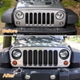 thumbnail image 4 of Insertos de malla para parrilla frontal y cubiertas de faros para Jeep JK E-cowlboy, 4 of 9
