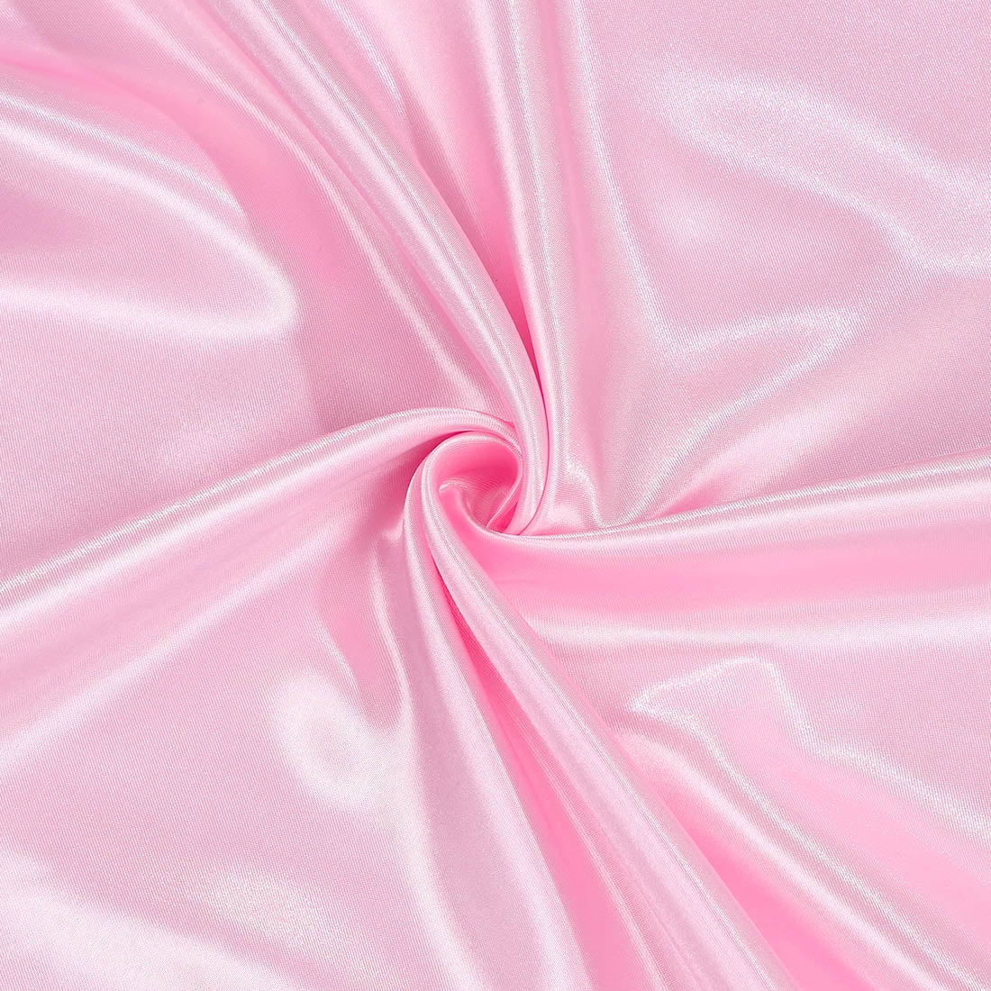 Unique Bargains 4 Pack Satin Pillowcases with Envelope Closure Pink Standard