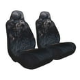 Tebeau Majestic Black Yak Print Car Seat Cushions, Seat Covers for Cars