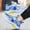 Gray, variant on Toddler Little Boys Mesh Patchwork Athletic Sneakers, Breathable Non‑slip Shock‑absorbing Hook‑and‑loop Walking Footwear Gray 28