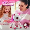 thumbnail image 2 of Freecat Girls Unicorn Toy, Kids Robot Pets, Remote Control Robot Toy for 3 4 5 6+ Years Old, Christmas Birthday Gift for 2-4 5-8 Years, STEM Toy Program Treats, Dancing Robot Unicorn Kids Toy, Pink., 2 of 7