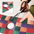 thumbnail image 6 of Yayeee Faucet Mat for Kitchen Sink 14.7" Diatomite Long Splash Guard Pad, Red and Purple Plaid Pattern, 6 of 7