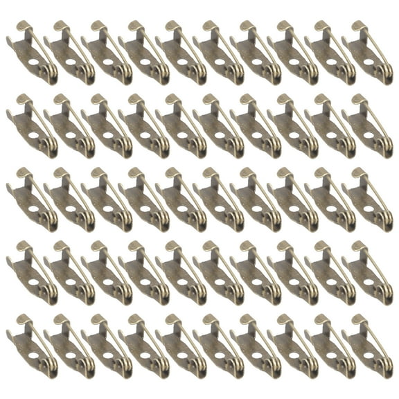 lixuesong 50Pieces Optional Size Brooch Pins Secure Back Clasp For Handmade Clothing Repair And Crafting Supply