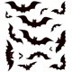 thumbnail image 4 of Pegatinas de pared de Halloween, pegatinas de ventana de vidrio, pegatinas de pared de PVC electrostáticas, decoración, póster de pared, 4 of 9