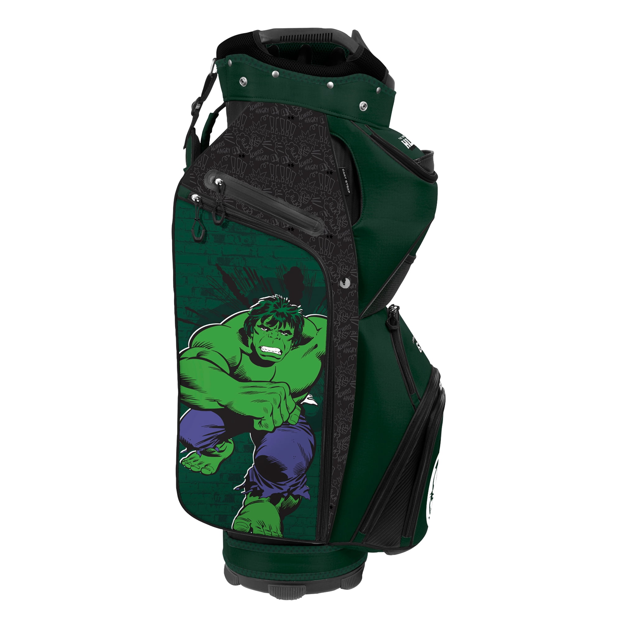 The Incredible Hulk Marvel Bucket III Cart Golf Bag - Brand New - Team Effort