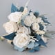 thumbnail image 4 of nupciales Arreglos florales de rosas Flores artificiales florales románticas para celebraciones de baile Decoración de actividades de perfecl Ramos de boda, 4 of 7