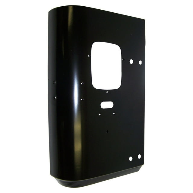 Crown Automotive Garde d'Angle J5764220 Peint; Noir; Acier; Simple; s'Installe avec Rivets