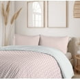 thumbnail image 6 of Ambesonne Geometric Duvet Cover Sets, Squares Polka Dots, 2-Queen, Pale Pink White, 6 of 7