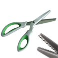 thumbnail image 1 of Pinking Shears JISTL Green Comfort Grips, corte en zigzag, 24 cm, 1 of 6