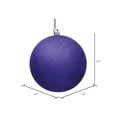 thumbnail image 2 of Vickerman 2.4" Purple Glitter Ball Ornament, 24 per Bag, 2 of 2