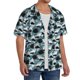 thumbnail image 2 of Fotbe Angry Shark Camisa Estampada de Manga Corta para Hombre, Casual de Verano, Estilo Playero, Sin Arrugas-XX-Large, 2 of 5