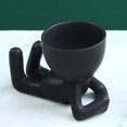 thumbnail image 4 of Flower Pot Ornament Simple Anti-corrosion Ceramic Creative Little People Body Art Flower Pot Desktop Window for Home, 4 of 10