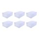 thumbnail image 4 of 6x Zapatos apilables transparentes Contenedor Estuche organizador Zapatos Soporte Zapateros Caja de almacenamiento de zapatos ensamblada para entrada Macarena Estuche para cajones de zapatos, 4 of 8