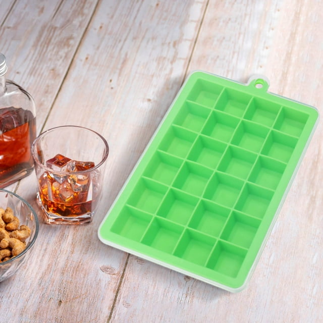 Fiudx Herramienta para Fabricar Hielo, Molde Suave Al Tacto para Cubitos de Hielo, Rejilla de Hielo a Prueba de Fugas, Solución para Enfriar Bebidas, Uso En Domésticos, Diseño de Fácil Limpieza
