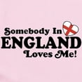 thumbnail image 2 of CafePress - Somebody In England Loves Me Infant Bodysuit - Baby Light Bodysuit, Size Newborn - 24 Months, 2 of 4