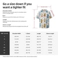 thumbnail image 5 of Goofa Cartoon Poodle Dog Printed Men's Casual Short-sleeved Shirt,Lightweight Breathable Button-down,Summer Casual men's top,Versatile Fashion shirt-3X-Large, 5 of 7