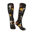 thumbnail image 2 of Knee High Socks for Men and Women, Funny Skateboard Skull Althletic Compression Socks, Support Long Tube Socks for Outdoor Sport, Calf Socks, High Stockings for Women Men, 2 of 7