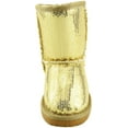 thumbnail image 4 of The Doll Maker Metallic Gold Sequins Snow boot - FBA1641707-1, 4 of 4