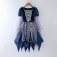 thumbnail image 7 of NIEWTR Girls Witch Birthday Party Dress Trick-Or-Treating Outfits Role Play Parties (4-5 Years ,A07-Blue), 7 of 7