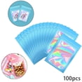 thumbnail image 3 of 100 bolsas de aluminio resellables para olores, impermeables, a prueba de olores, Mylar azul, 3 of 9