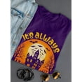 thumbnail image 3 of Always Halloween In My Soul T-Shirt Women -Image by Shutterstock, Female Medium, 3 of 4