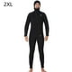 thumbnail image 2 of Sudadera con capucha manga larga manga transpirable cómodo traje de baño elástico snorkel juego de snorkel para bucear surf nadando negro xxl 5mm sidaley OD019366-09, 2 of 7
