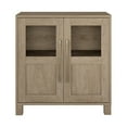 thumbnail image 5 of Evelyn&Zoe Holbrook 28" Wide Rectangular Accent Cabinet, Antiqued Gray Oak, 5 of 9