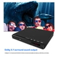 thumbnail image 4 of 1080P Hi-Fi DVD Player with 5.1 Surround Sound, USB Direct Reading, AV Cable & Remote - Compatible with EVD, VCD, CD, DivX, MPEG4 - 110V US Plug, ABS Material, Compact Design for Home & Kids, 4 of 7