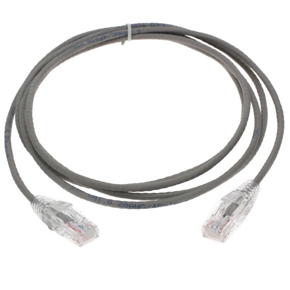 SF Cable Cat6 UTP 28AWG 3.6mm Slim Ethernet Cable, 14 feet - Gray