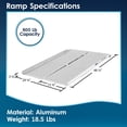 thumbnail image 3 of Silver Spring 4' Lightweight Single Fold Wheelchair Ramp, 3 of 6