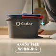 thumbnail image 4 of El sistema Mop & Bucket System O-Cedar RinseClean Spin elimina el 99% de las bacterias, 4 of 9