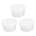 thumbnail image 1 of Uxcell 1 Pcs Tapones de Goma Sólida de Silicona Blanca, Tapones Cónicos para Fregaderos, Diámetro de 55 mm a 68 mm, 1 of 6
