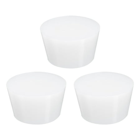 

Uxcell 1 Pcs White Silicon Solid Rubber Stoppers Tapered Plugs for Sinks 55mm to 68mm Dia