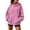 Pink #061, variant on Womens Oversized Hoodies Satin lined Hoodies Oversized Sweatshirt Fall Sweaters Casual Y2K Jacket Clothes, XL