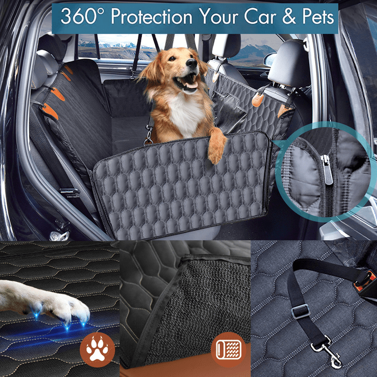 Mpow Dog Car Seat Cover Waterproof 330lb Support Detachable Scratch Proof Nonslip Durable SUVs Truck Walmart
