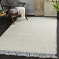 thumbnail image 4 of Hauteloom Mattaponi Jute Living Room, Bedroom Area Rug - Contemporary - Slate Blue, Pale Blue, Cream - 5' x 7'6", 4 of 11
