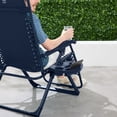 thumbnail image 5 of Best Choice Products Monochromatic Zero Gravity Chair, Folding Patio Recliner w/Side Tray, Headrest - Navy, 5 of 8