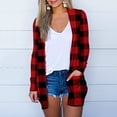 thumbnail image 1 of Qertyioot Hauts d'Hiver Imprimés de Noël pour Femmes Mode Cardigan à Manches Longues Ample, 1 of 6